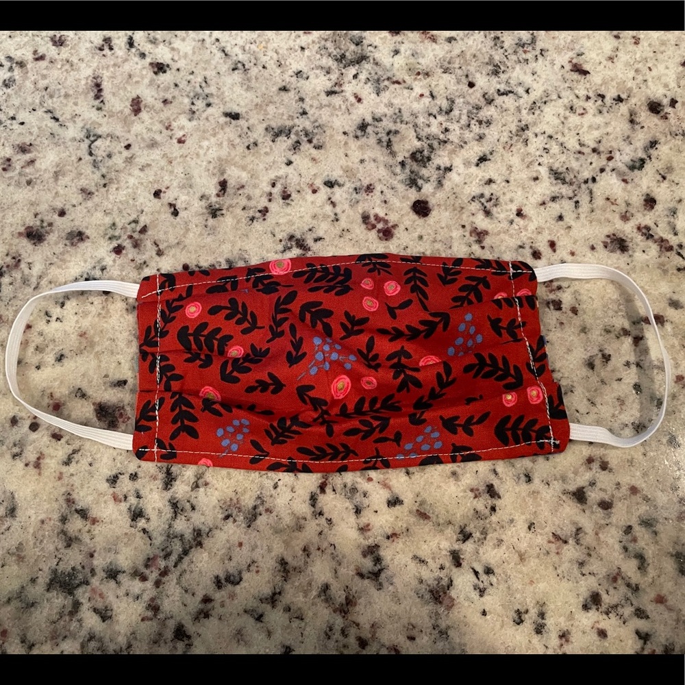 Floral Reversible Face Mask - Picture 2 of 3